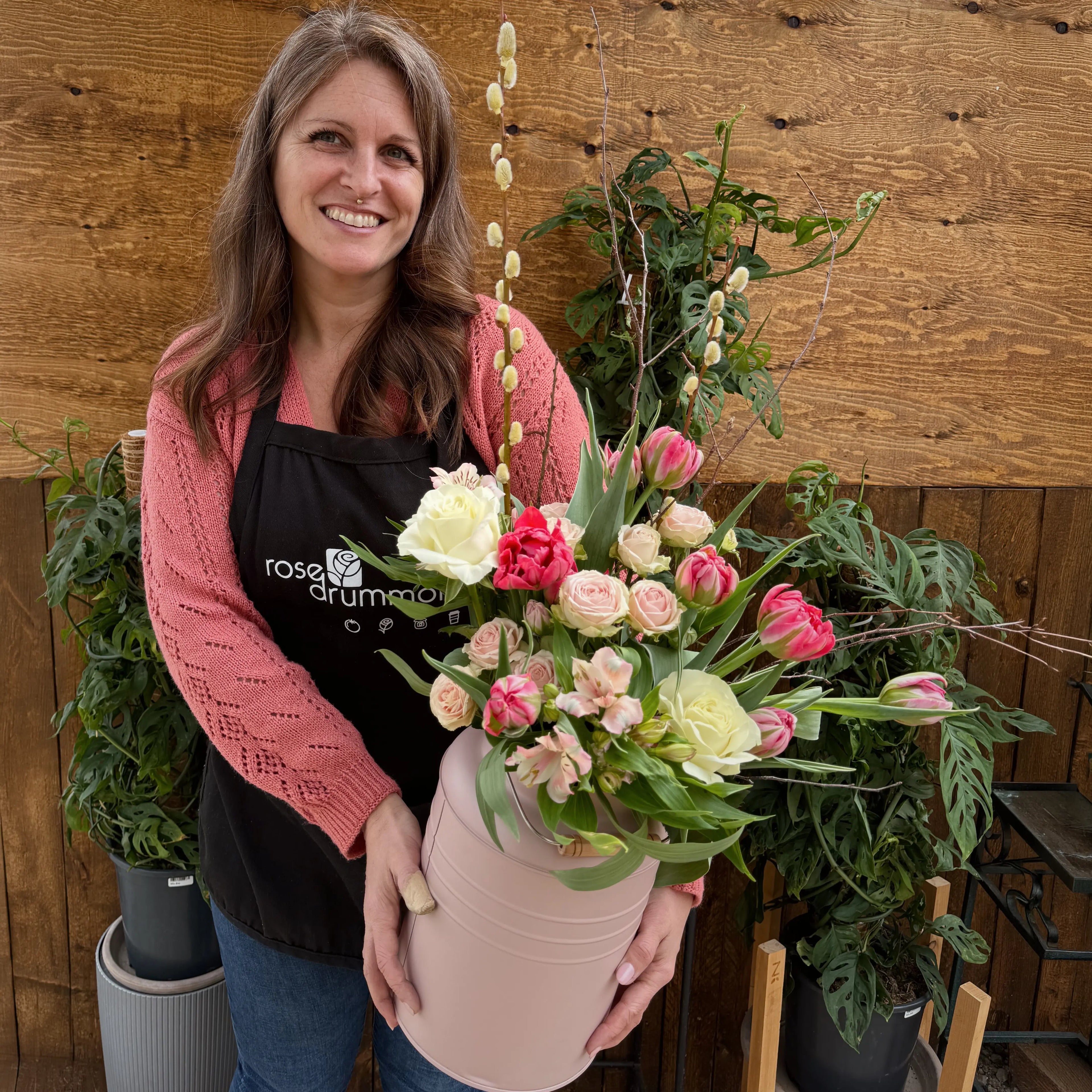 Pot fleuri  Fête des Mères